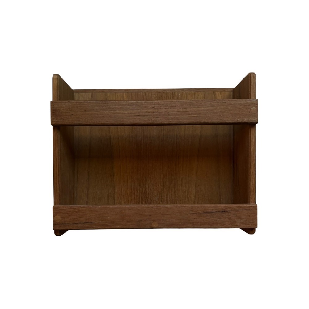SeaTeak Galley Rack 60200 Compact Solid Teak Marine Boat Shelf 12" vintage